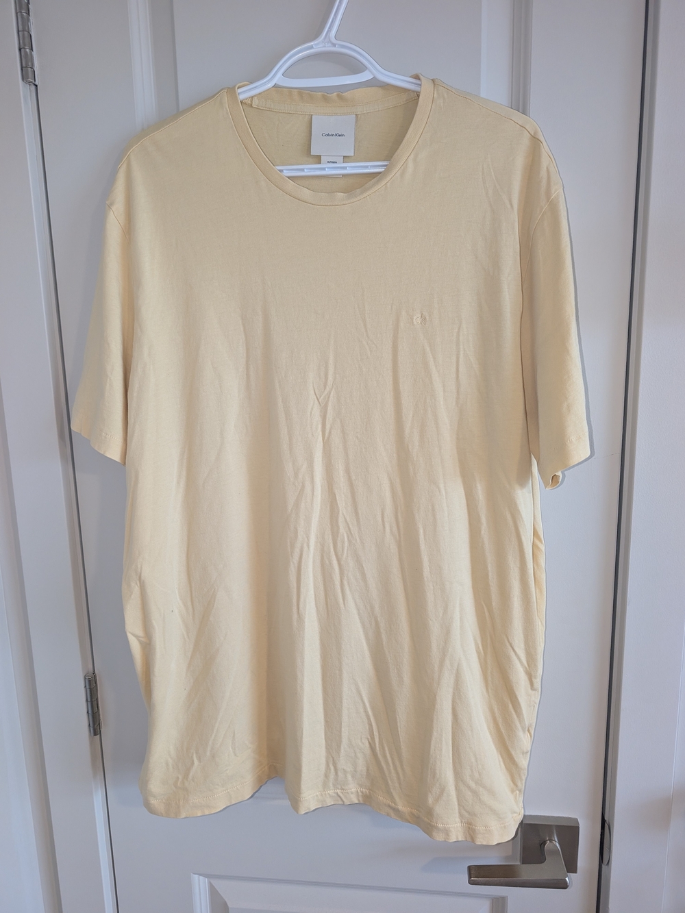 Calvin Klein Pale Yellow T-shirt